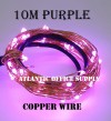 10M COPPER WIRE ( BATTERY PACK ) FAIRY LIGHT PURPLE