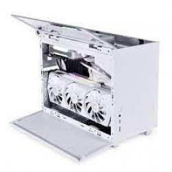 Lian Li Q58 White with PCI-E 4.0 Riser Casing