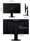 ViewSonic VG3456 34 Inch 21:9 UltraWide WQHD 1440p Monitor
