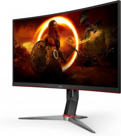 AOC MONITOR 27" CQ27G2 CURVED QHD 2K LED GAMING 144HZ HDMI