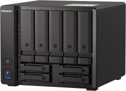 QNAP TS-h973AX-8G 9-Bay QuTS Hero NAS with 10GbE/2.5GbE