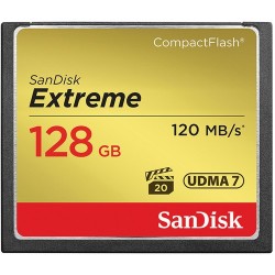 SANDISK 128GB EXTREME CF CARD 120MB/S