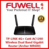 TP-LINK 4G+ Cat6 AC1200 Wireless Dual Band Gigabit Router