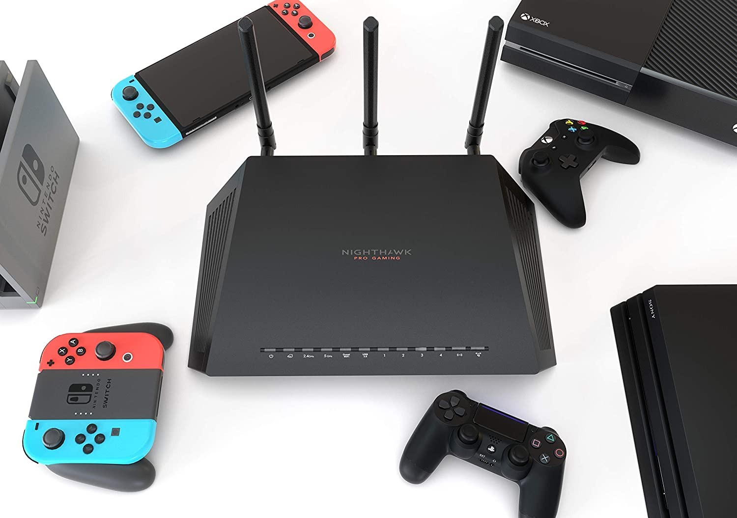NETGEAR Nighthawk Pro Gaming XR300 WiFi Router with 4 Ethern