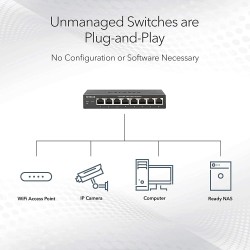 Netgear GS305P-200UKS 5 Port Gigabit Unmanged PoE Desktop Sw