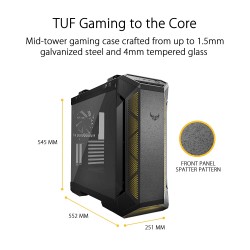 ASUS TUF GAMING GT501 ARGB ATX CASE WITH T.G (2Y) 1928761049