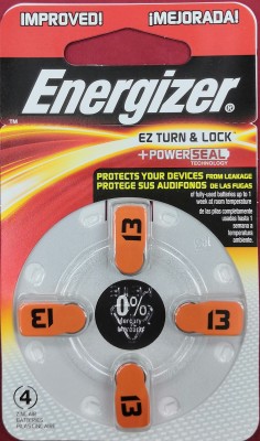 ENERGIZER HEARING AID AZ13 BATTERIES