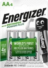 ENERGIZER RECHARGE POWERPLUS AA BATTERIES 4PCS/PKT