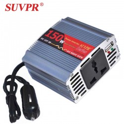 SUVPR DY-8102 150W DC 12V to AC 220V Car Power Inverter