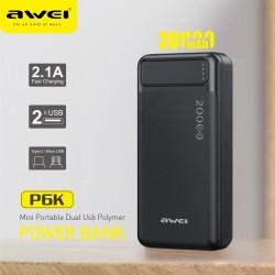 Awei P6K 20000mAh Powerbank