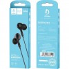 DENMEN DR06 UNIVERSAL WIRE CONTROL EARPHONE (BLACK/WHITE)