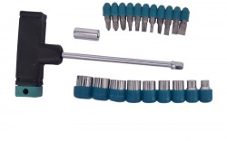 SELLERY 11-220 22PCS T-Bar Socket Driver And Bit Set