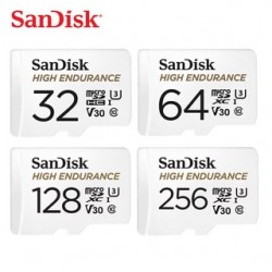 SANDISK 256GB HIGH ENDURANCE MICRO SD MEMORY CARD 100MB/S