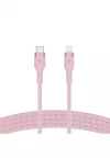 USB-C to LTG, BRAID SIL, 1M, PINK Magnetic management