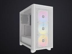 Corsair 3000D Airflow RGB Mid-Tower PC Case - White