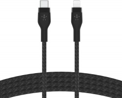 USB-C to LTG, BRAID SIL, 1M, BLUE Magnetic management