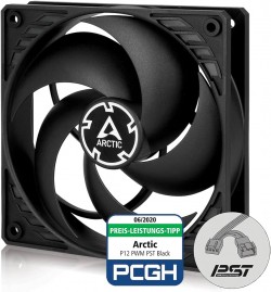 ARCTIC P12 PWM PST (Black)