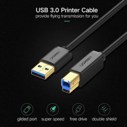 UGREEN 30753 USB3.0 PRINTER/SCANNER CABLE 1M
