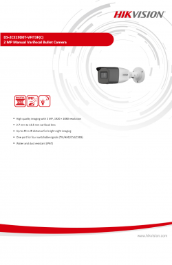 HIKVISION DS-2CE19D0T-VF 4 CAMERA PACKAGE (INCLUDING 2TB)
