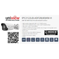 UNV FIRE SMOKE DETECT CAMERA TIC2A32SA-F7-4F6AC-I1 UNIVIEW