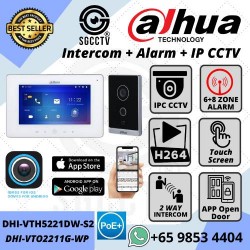 DAHUA INTERCOM KITS PROMO VTO2211G-WP DHI-VTH2421FW-P CS400