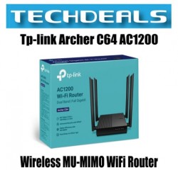 Tp-link Archer C64 AC1200 Wireless MU-MIMO WiFi Router