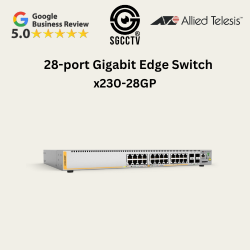 ALLIED TELESIS X230-28GP 28-PORT GIGABIT EDGE SWITCH.