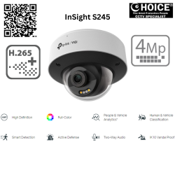 TP-LINK 4MP HD DOME S245 FULL-COLOR IP67 NETWORK CAMERA