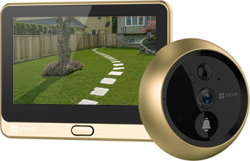 EZVIZ DP2C 1080P (2MP) Wire-Free Peephole Doorbell (Gold) 31