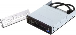 SILVERSTONE 3.5" CARD READER, USB3.0 SST-FP37B