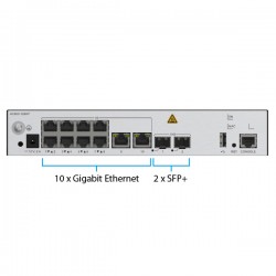 Huawei AC650 WAC 10*GE ports, 2*10GE SFP+ ports, built-in 12