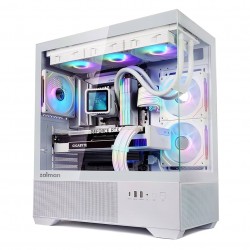 ZALMAN CHRONIX WHT ATX MID TOWER CHASSIS, 3*120mm ARGB FAN