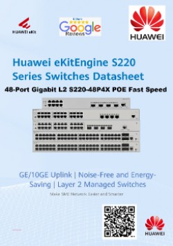 HUAWEI SWITCH 48-Port Gigabit L2 S5735-S48P4XEZ-V2 POE Fast