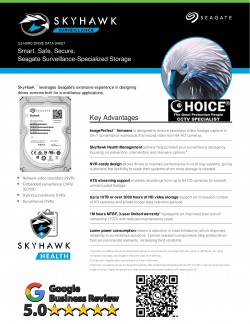 6TB Hard Drive SEAGATE SKYHAWK Surveillance NEW