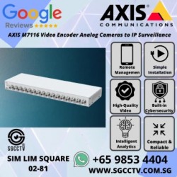 AXIS M7116 Video Encoder Singapore Analog cameras migrate to