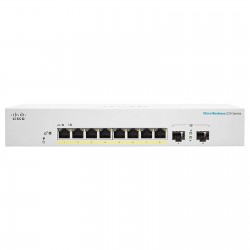 Cisco CBS220-8P-E-2G-UK CBS220 Smart 8-port GE, PoE, Ext PS,