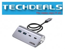 Unitek uHUB Q4 4-in-1 USB-C Hub (H1337AGY01)