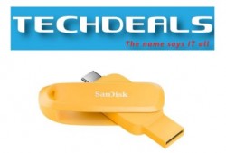 SanDisk Phone Drive 256GB Type-C/Type-A Yellow