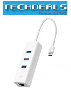 Tp-Link UE330C Type-C to 3-Port USB-A Hub with RJ45 (UE330C)