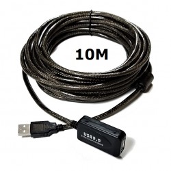 ATZ USB2.0 A-MALE TO A-FEMALE CABLE WITH BOOSTER 10M
