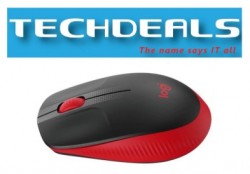 Logitech M190 Wireless Mouse Red (910-005915)