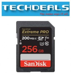 Sandisk SDSDXXD-256GB Extreme Pro SDXC UHS-I R200M