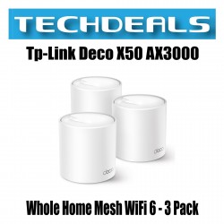 Tp-Link Deco X50 AX3000 Whole Home Mesh WiFi 6 - 3 Pack