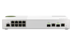 QNAP QSW-M2108-2C, 8 port 2.5Gbps, 2 port 10Gbps SFP+ NBASE-