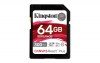 Kingston SDR2/64GB  CANVAS REACT PLUS SD 64GB  Class 10, UHS