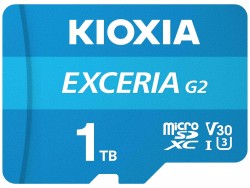 KIOXIA EXCERIA CL10 UHS-I U3 V30 4K A1 R100/W50 with adapter