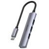 Unitek H1208B 4-in-1 USB-C 5Gbps Hub (USB3.0 + 3*USB2.0),  S