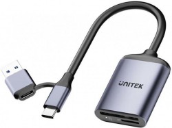 Unitek R1018E01 SD4.0 /Micro SD4.0 Dual-LUN Card Reader with