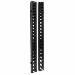 Vertiv 1230882 42U Vertical Cable Manager with plastic finge