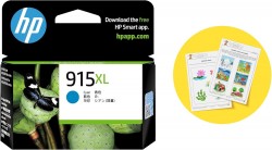 HP 915XL Cyan Original Ink Cartridge 3YM19AA